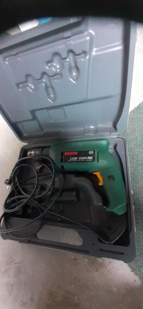 Bosch Klopboormachine CSB 550 RE - Weinig gebruikt, Boormachine, Ophalen of Verzenden, Zo goed als nieuw, Klopboormechanisme