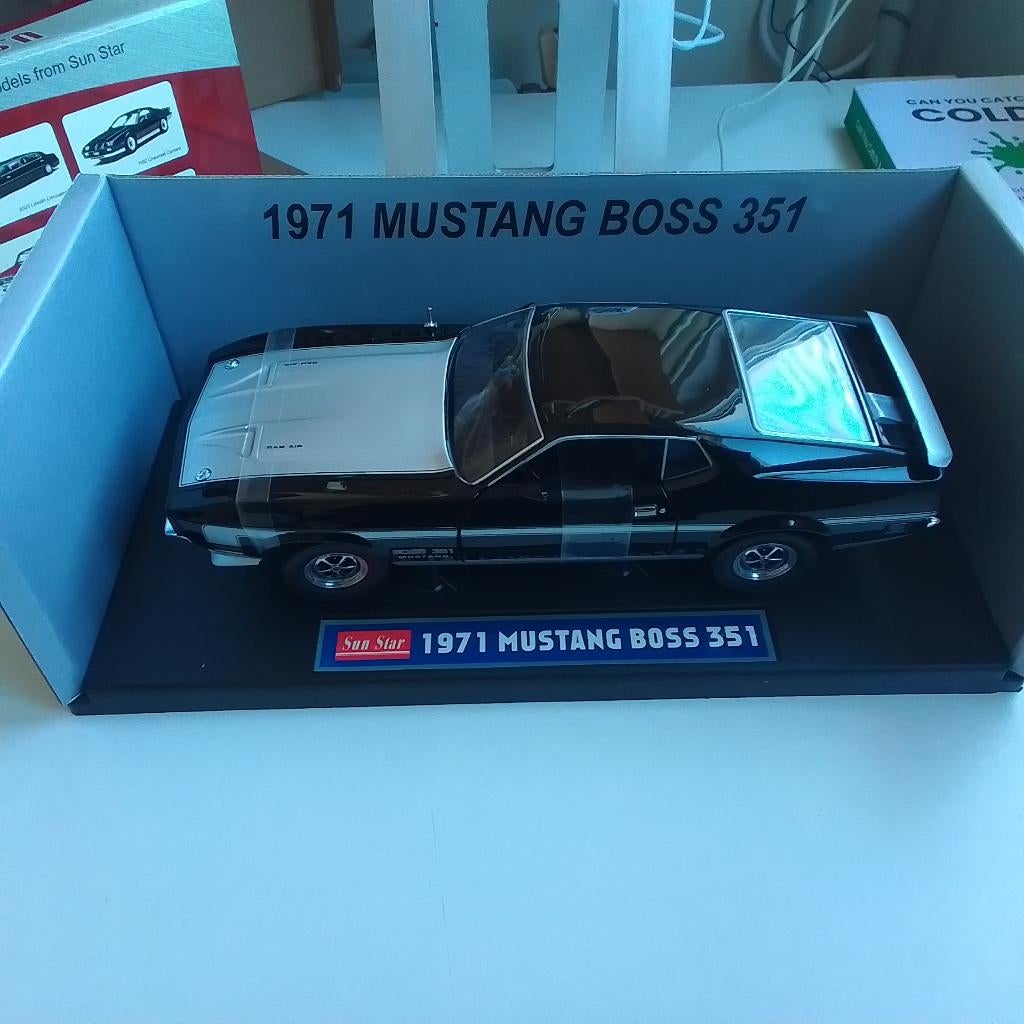 Modelauto Ford Mustang 1971 1;18, Ophalen of Verzenden, Nieuw, Auto, Sun Star