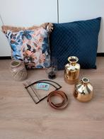 Kussens en diverse vazen in 1 koop, Ophalen of Verzenden, Blauw, Vierkant