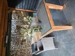 Tafel teakhout 240 x 100 cm, Ophalen, Gebruikt, Teakhout