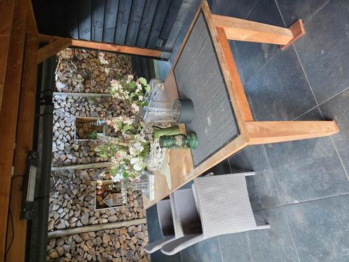 Tafel teakhout 240 x 100 cm, Tuin en Terras, Tuinsets en Loungesets, Gebruikt, Teakhout, Ophalen
