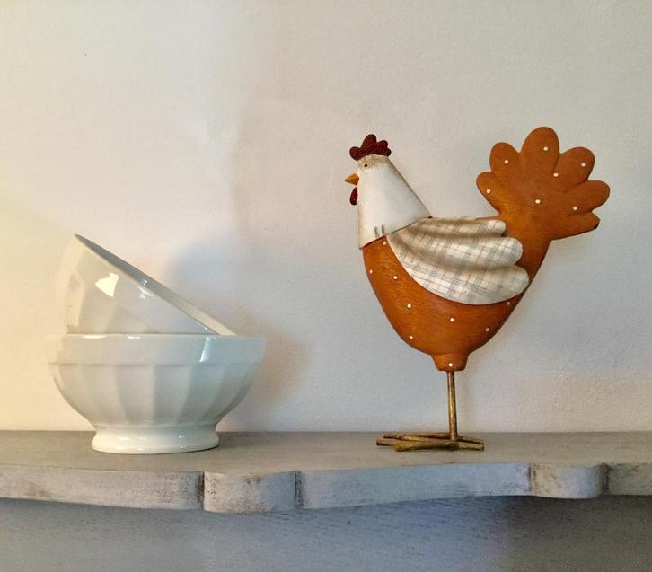 Witte facet kom bowl spoelkom, Huis en Inrichting, Keuken | Servies, Gebruikt, Kom(men), Overige stijlen, Porselein, Ophalen of Verzenden