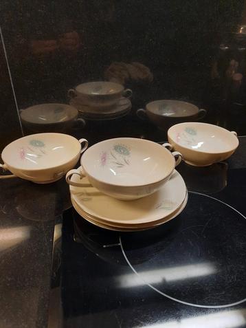 3 Antieke Spenzo Soepkommen - Gaaf! beschikbaar voor biedingen