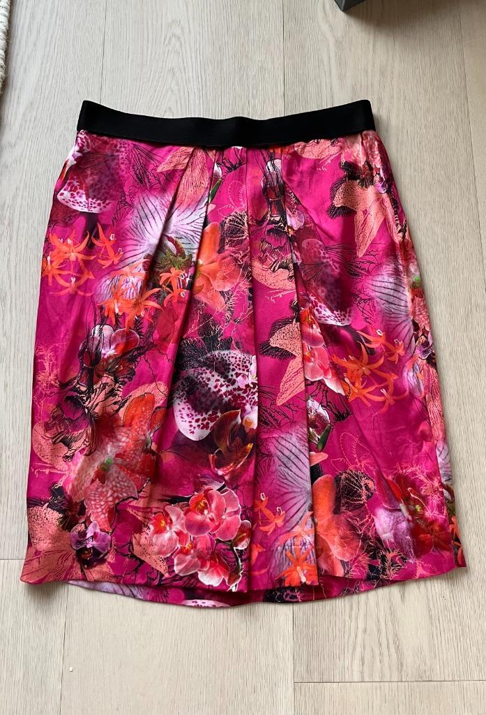 Zijden rok van MarcCain (N3, 38-40), Kleding | Dames, Rokken, Zo goed als nieuw, Maat 38/40 (M), Roze, Boven de knie, Ophalen of Verzenden