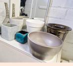 Verschillende Bloempotjes voor Binnen zgan, Binnen, Ophalen of Verzenden, Zo goed als nieuw, Overige vormen