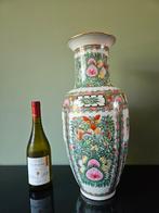 Grote Chinese vintage Famille Rose vaas, XXL, Huis en Inrichting, Woonaccessoires | Vazen, Ophalen of Verzenden, Zo goed als nieuw