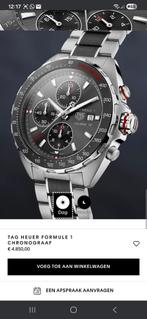 Tag Heuer Formula1 Calibre 16 automaat nieuwprijs €4850,-, Sieraden, Tassen en Uiterlijk, Horloges | Heren, Staal, Staal, Polshorloge