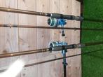 Cjw x heavy hengels met shakespeare ambidex 2430, Watersport en Boten, Ophalen of Verzenden, Gebruikt, Werphengel