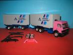 Thyssen  Cargo-Box  MERCEDES combi  (roze)  Herpa, Ophalen of Verzenden, Nieuw, Bus of Vrachtwagen, Herpa