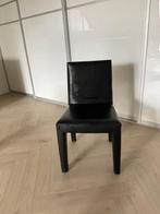 B&B Italia eetkamerstoelen, Ophalen, Zwart, Leer, Zo goed als nieuw