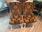Gratis 2 stoelen (eetkamerstoel) retro vintage extra stevig, Huis en Inrichting, Stoelen, Ophalen, Hout, Twee, Bruin