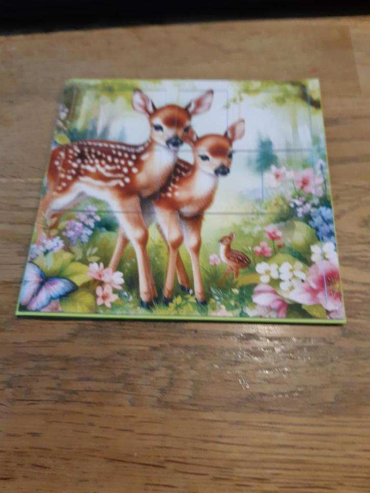 Diepte-2 hertjes(765), Hobby en Vrije tijd, Kaarten | Zelfgemaakt, Nieuw, Overige thema's, Ophalen of Verzenden