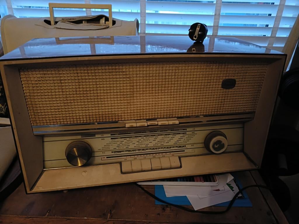 Vintage Erres Radio - Prachtig geluid!, Audio, Tv en Foto, Radio's, Ophalen, Gebruikt, Radio
