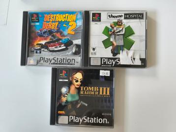 Diverse games PlayStation 1 beschikbaar voor biedingen