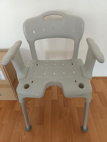 Etac Swift douchestoel kleur grijs (als nieuw) met doos beschikbaar voor biedingen
