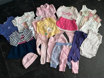 Meisjes kleding pakket maat 50/56 20 st. Prenatal Hema Mexx beschikbaar voor biedingen