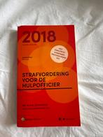 Strafvordering Hulpofficier 2018, Ophalen of Verzenden, Gamma, Zo goed als nieuw, HBO
