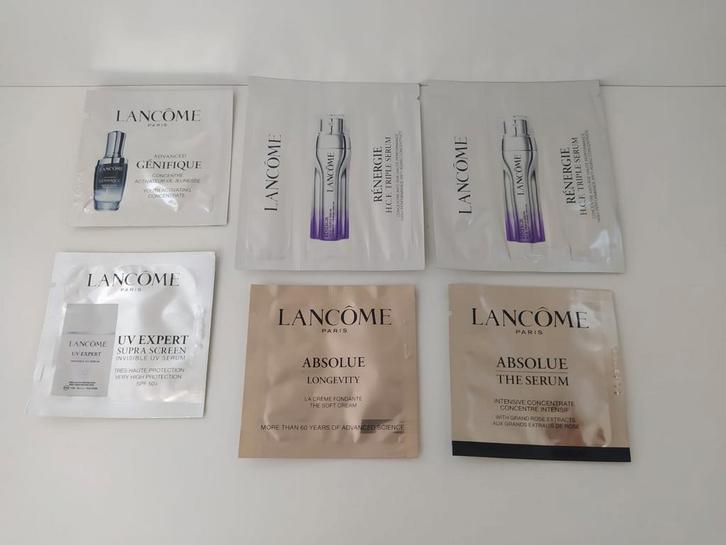 Nieuw 6x Lan-come Divers Gezichtsverzorging samples, Sieraden, Tassen en Uiterlijk, Uiterlijk | Gezichtsverzorging, Nieuw, Gehele gezicht