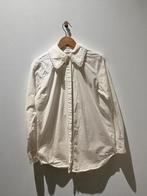 Modström blouse met kraag maat S small 36 wit ruffle, Kleding | Dames, Ophalen of Verzenden, Zo goed als nieuw, Maat 36 (S), Wit