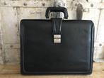 Texier dokterstas aktetas laptoptas - tas - luxe zwart leer, Ophalen of Verzenden, Zo goed als nieuw, Aktetas