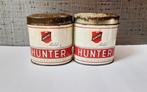 hunter mild virginia cigarettes 2 blikken, Verzamelen, Blikken, Ophalen of Verzenden, Gebruikt, Overige, Overige merken