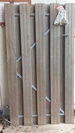 Houten Poort 180x100cm- Incl. Scharnieren, Ophalen, Gebruikt, Minder dan 100 cm, Looppoort