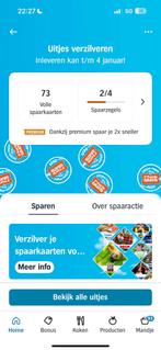 Ah uitjes 72 spaarkaarten 0,50 per kaart, Verzamelen, Supermarktacties, Albert Heijn, Ophalen of Verzenden