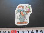 sticker strip aap ober kelner ijs fris dienblad, Ophalen, Zo goed als nieuw