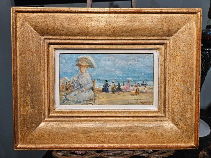 Schilderij Rolf-Dieter Meyer-Wiegand (1929-2006), Antiek en Kunst, Kunst | Schilderijen | Klassiek, Ophalen of Verzenden