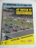 TT Assen 1991 motorwegrace 61e Dutch TT programma, Ophalen of Verzenden, Zo goed als nieuw, Motoren