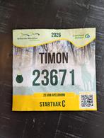 Startbewijs Midwinter marathon 25 kilometer, Ophalen of Verzenden, Nieuw, Overige typen, Overige merken