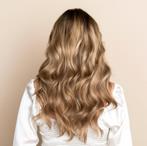 Hair extensions NIEUW - Clip In 30cm - Rooted Hazel Caramel, Sieraden, Tassen en Uiterlijk, Uiterlijk | Haarverzorging, Ophalen of Verzenden