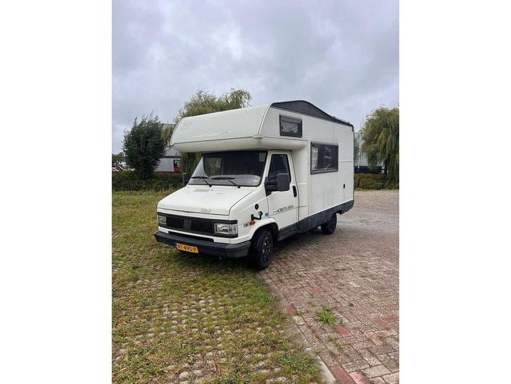 Fiat - Ducato - Camper - Oldtimer, Auto's, Oldtimers, Bedrijf, Fiat, Overige brandstoffen, Overige carrosserieën, Handgeschakeld