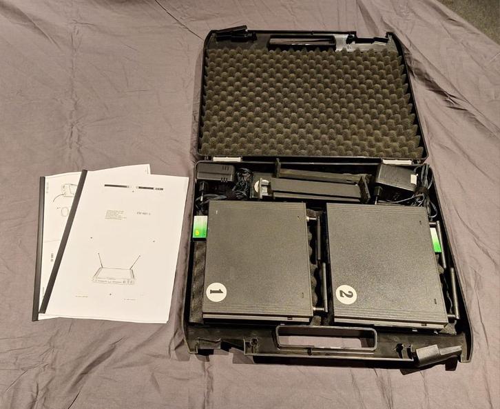 2x Sennheiser EM 1031-U  G1draadloos systeem, Muziek en Instrumenten, Microfoons, Gebruikt, Overige typen, Draadloos, Ophalen of Verzenden