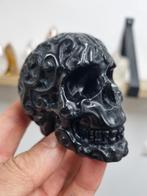 Mooi gecarvde obsidiaan skull/ schedel, Ophalen of Verzenden, Mineraal