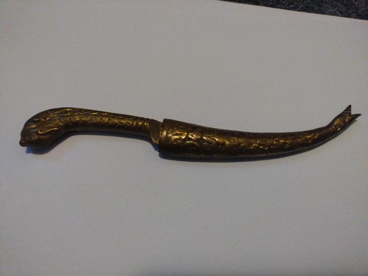 Oosterse Dolk met Schede of antiek Franse papier mes, Antiek en Kunst, Curiosa en Brocante, Ophalen of Verzenden