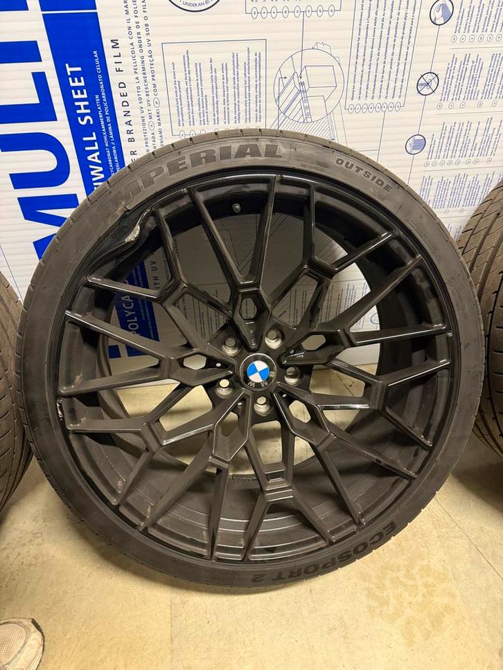 BMW G30 20 inch velgen met banden (beschadigd), Auto-onderdelen, Banden en Velgen, Banden en Velgen, Zomerbanden, 20 inch, 275 mm
