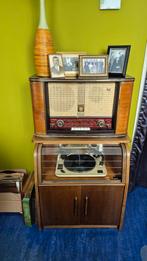 Vintage Philips Radio met Garrard Platenspeler, Ophalen