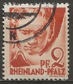 Rheinland-Pfalz, Postzegels en Munten, Postzegels | Europa | Duitsland, Ophalen of Verzenden, Overige periodes, Gestempeld