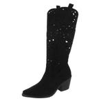 Dames cowboy western laarzen zwart 36 37 38 39 40 41, Info@lunamex.com, Hoge laarzen, Zwart, Nieuw