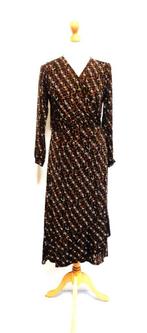 maxi jurk iz naïz, Maat 38/40 (M), Bruin, Ophalen of Verzenden, Onder de knie