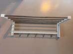 Witte IKEA kapstok met rekje, Ophalen, Gebruikt, Metaal, Wandkapstok