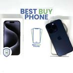 iPhone 15 pro 128GB blauw /krasvrij /95% batt /garantie, 128 GB, Apple, Blauw, Zonder simlock