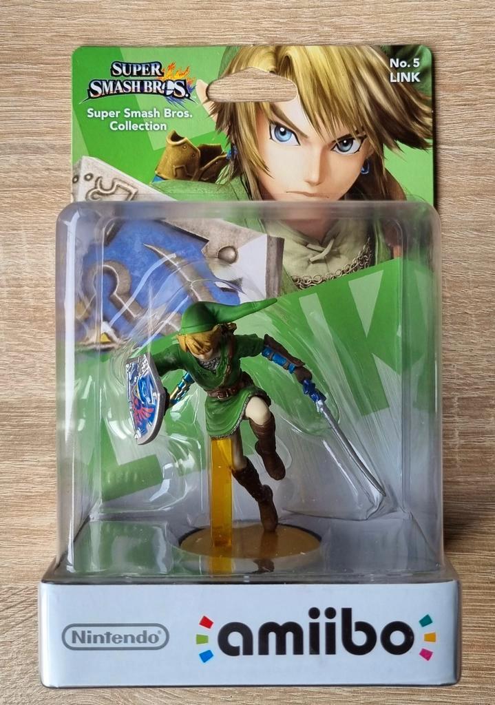 Nieuwe Link Amiibo - Super Smash Bros. Collectie, Spelcomputers en Games, Spelcomputers | Nintendo Consoles | Accessoires, Nieuw