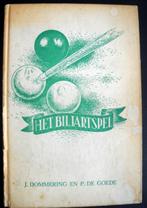 Het Biljartspel - J. Dommering en P. de Goede, Boeken, Gelezen, Denksport, Ophalen of Verzenden