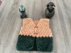 Baby vestje fluweel zelfgemaakt past tot 6 mnd., Ophalen of Verzenden, Nieuw, Jongetje of Meisje, Truitje of Vestje