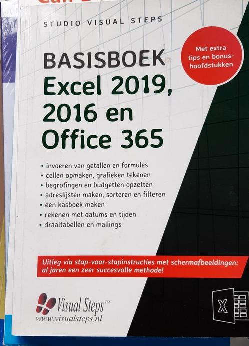 Basisboek Excel 2019, 2016 en Office 365, Boeken, Informatica en Computer, Zo goed als nieuw, Ophalen of Verzenden