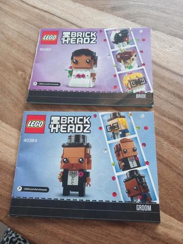 LEGO BrickHeadz Bruid & Bruidegom 40383 & 40384 beschikbaar voor biedingen