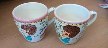 2 Blond Amsterdam Kopjes beschikbaar voor biedingen