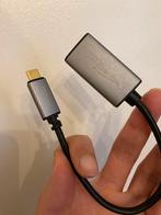 USB C naar DisplayPort adapter 4k, Computers en Software, Pc- en Netwerkkabels, Ophalen of Verzenden, Zo goed als nieuw